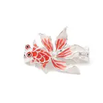 Brass and Enamel Fold Over Clasp