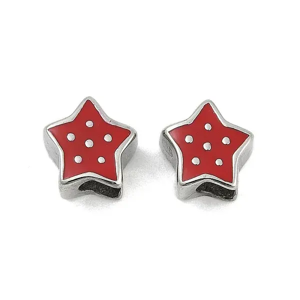 304 Stainless Steel European Beads