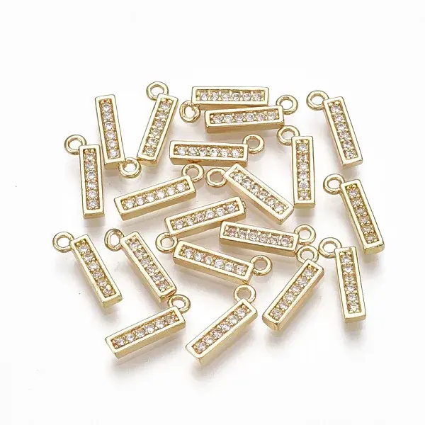 Brass Cubic Zirconia Charms