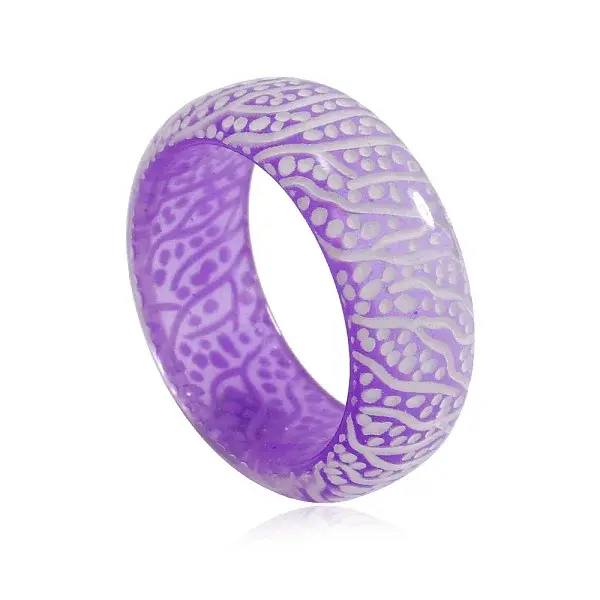 Luminous Glow in the Dark Resin Simple Finger Ring