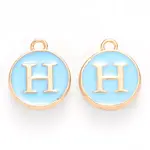 Golden Plated Alloy Enamel Charms