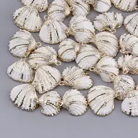 Electroplate Sea Shell Pendants