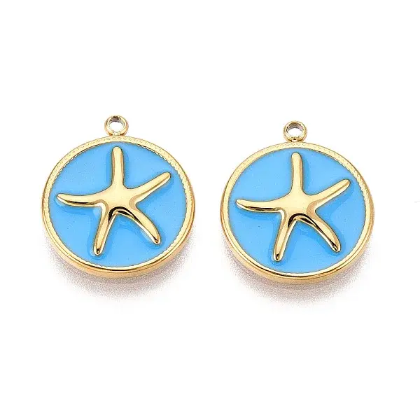 304 Stainless Steel Enamel Pendants