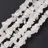 Natural Quartz Crystal Chips Beads Strands
