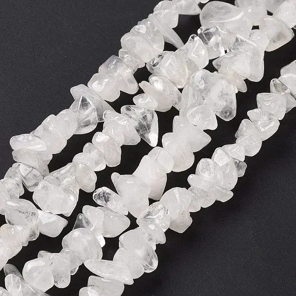 Natural Quartz Crystal Chips Beads Strands