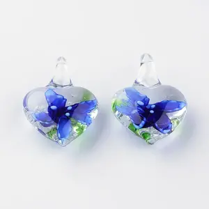 Handmade Luminous Lampwork Pendants