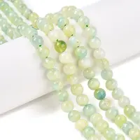 Dyed Natural White Jade Beads Strands