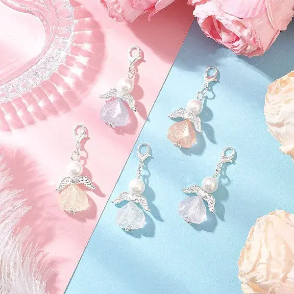 Heart Angel Acrylic Pendant Decorations