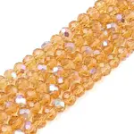 Electroplate Glass Beads Strands