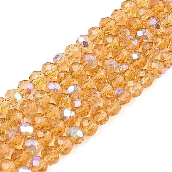 Electroplate Glass Beads Strands