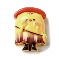 Red Cute Opaque Resin Cabochons