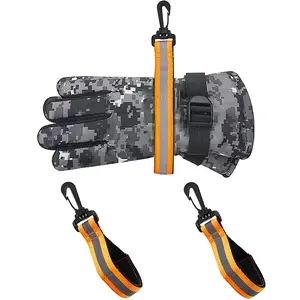 Nylon Firefighter Glove Strap with Reflective Trim