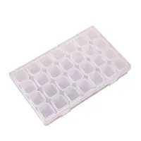 Transparent Plastic 28 Grids Bead Containers