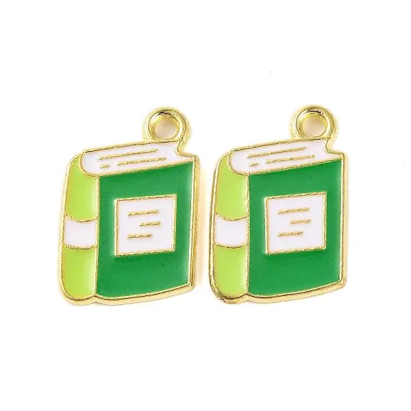 Golden Plated Alloy Enamel Pendants