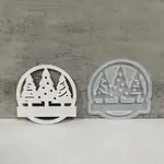 Christmas Series Ring Tag Silicone Molds