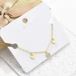 Brass Micro Pave Clear Cubic Zirconia Charm Bracelets for Women