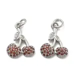 Brass Micro Pave Cubic Zirconia Pendants