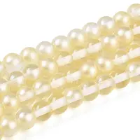 Baking Painted Transparent Glass Beads