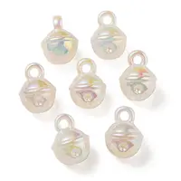 UV Plating Rainbow Iridescent Acrylic Pendants