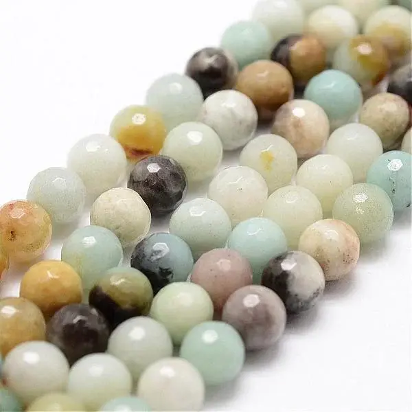 Natural Flower Amazonite Beads Strands