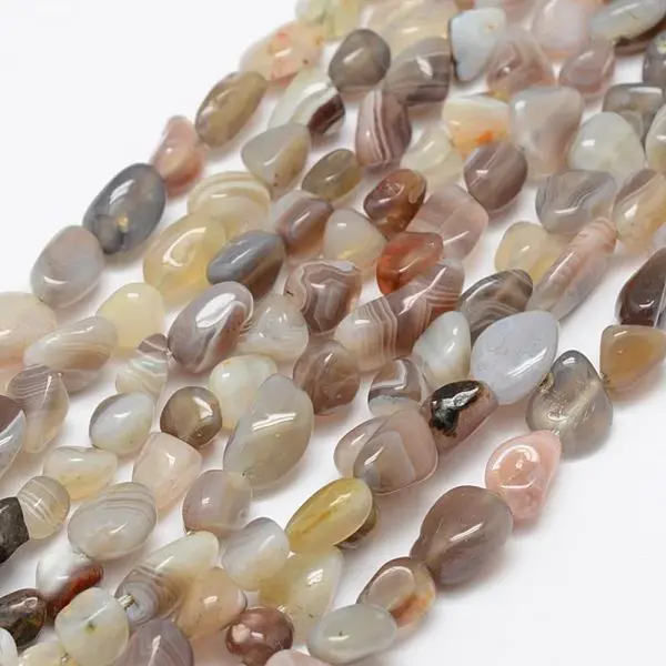 Natural Botswana Agate Beads Strands