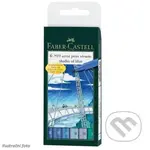 Faber-Castell PITT Artist Pen Brush - Odstíny modré 6 ks