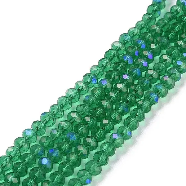 Electroplate Glass Beads Strands