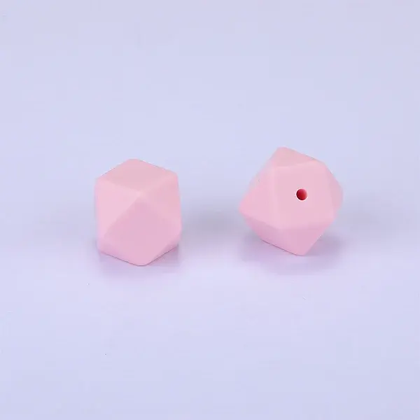 Hexagonal Silicone Focal Beads