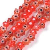 Handmade Millefiori Glass Bead Strands