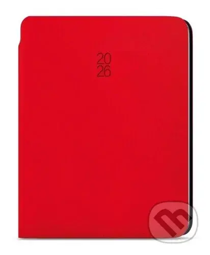 Týdenní diář 2026 Oskar Softy A5 červená