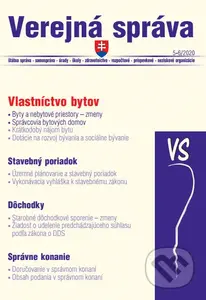 Verejná správa 5-6/2020 - Stavebné konanie a vlastníctvo bytov, Stavebné povolenie - postup - kniha z kategorie Správní právo