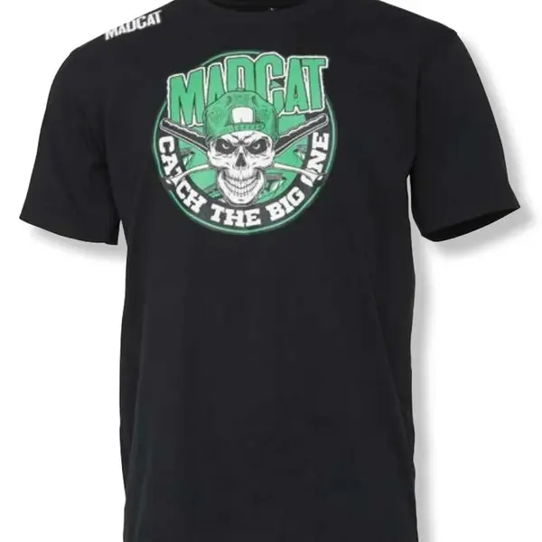 Madcat tričko skull logo t-shirt black - xxl