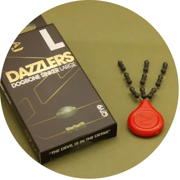 One more cast zátěže dazzlers dogbone sinkers 9 ks - l