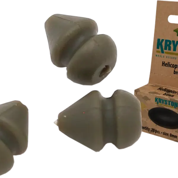 Kryston helikoptérové korálky 20 ks - zelené