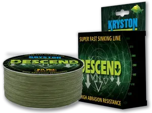 Kryston descend potápivá šňůra zelená 300 m - 0,27 mm 30 lb