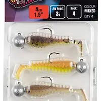 Fox rage gumová nástraha ultra uv micro spikey loaded lure pack 4 cm