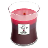 WoodWick Vonná svíčka váza Trilogy Sun Ripened Berries 275 g