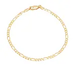 Soliter Zlatý náramek Figaro 261 115 0021 18 cm