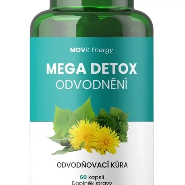 MOVit Energy Mega Detox Odvodnění 60 kapslí