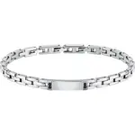 Morellato Stylový pánský náramek s černými krystaly Urban SABH52