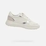 White women's sneakers Geox Alleniee - Women's