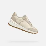 Cream women's sneakers Geox Desya - Women's