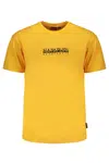 NAPAPIJRI MEN'S ORANGE SHORT SLEEVE T-SHIRT