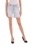 GANT JEANS SHORT WOMAN LIGHT BLUE