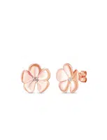 Floret Rose Gold Earrings