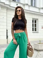 Edoti Fashionable women's blouse with lace LL