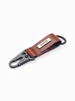 Ombre Men's key ring with snap hook - black