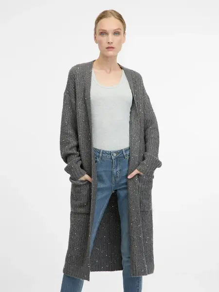 Grey women's cardigan ORSAY - Women's