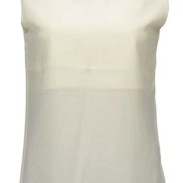 Dámska biela blúzka bez rukávov