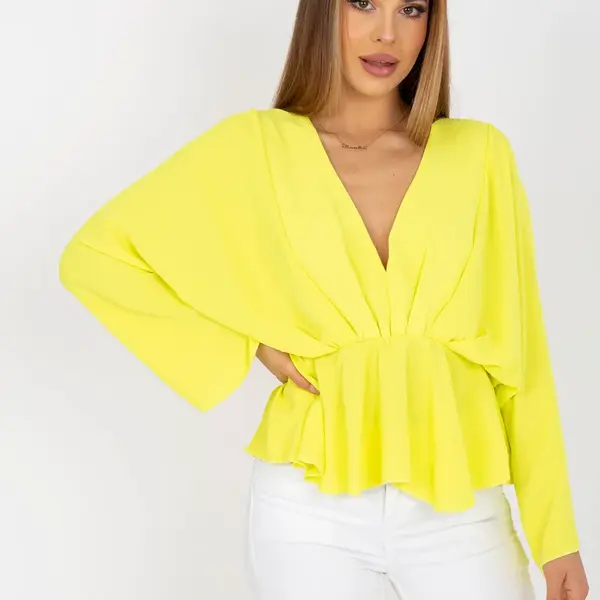Blouse-DHJ-BZ-11979.67-yellow